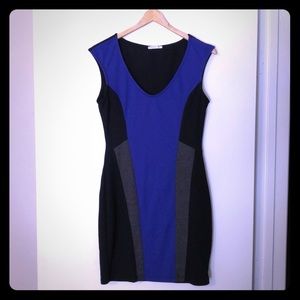 Soprano color block dress, size large